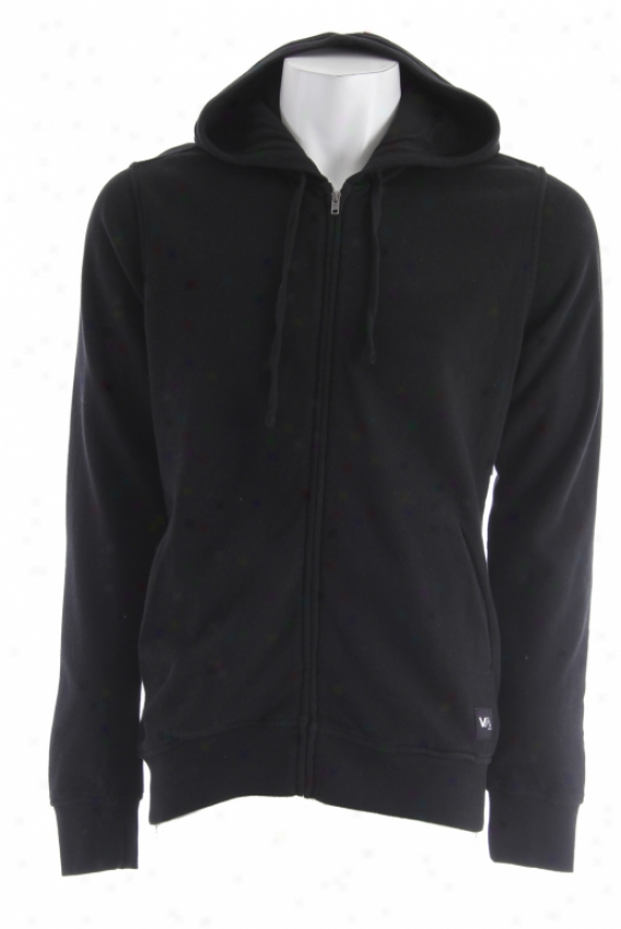 Rcca Fleece Colors Hoodie Black