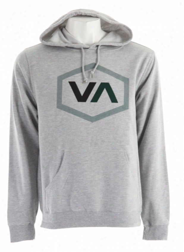 Rvca Oiler Pullover Hoodie Athletic Heather