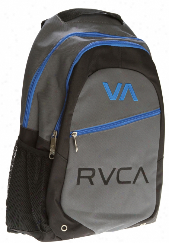 Rvca Rvca Pak Ii Backpack Black/pavement/royal Fade