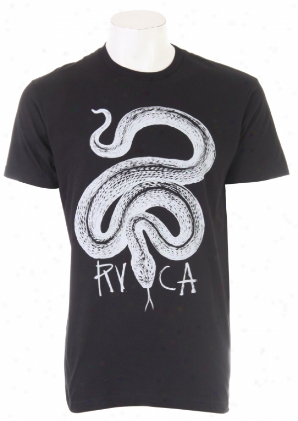 Rvca Snake T-shirt Black