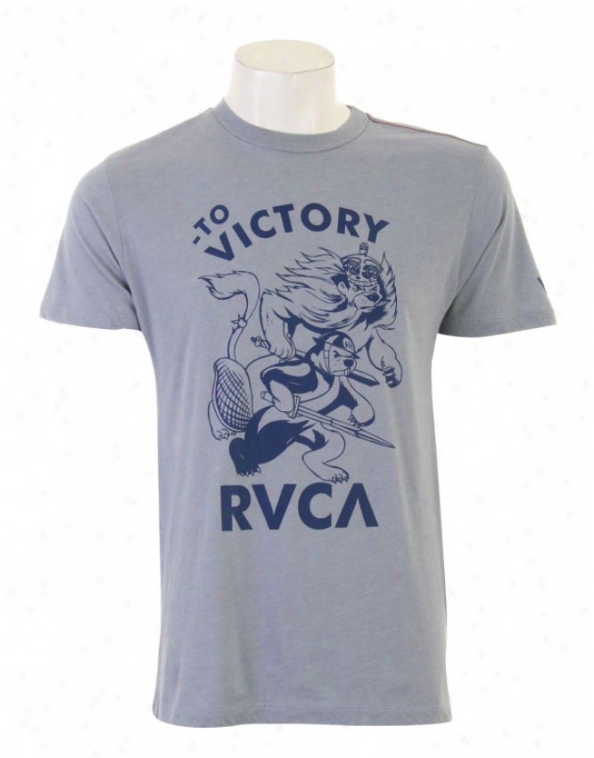 Rvca To Victory T-shirt Colonial Blue