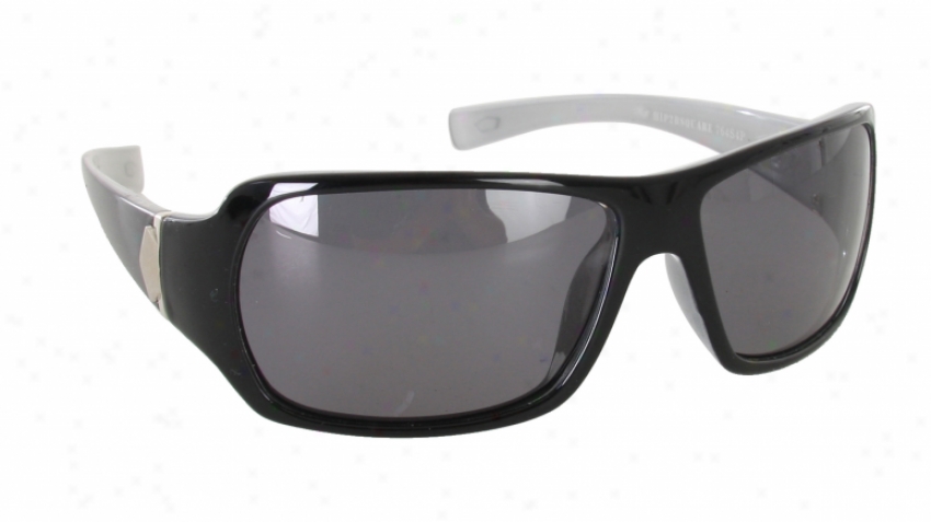 S4 Hip2bsquare Sunglasses Black-grey/grey Polarized
