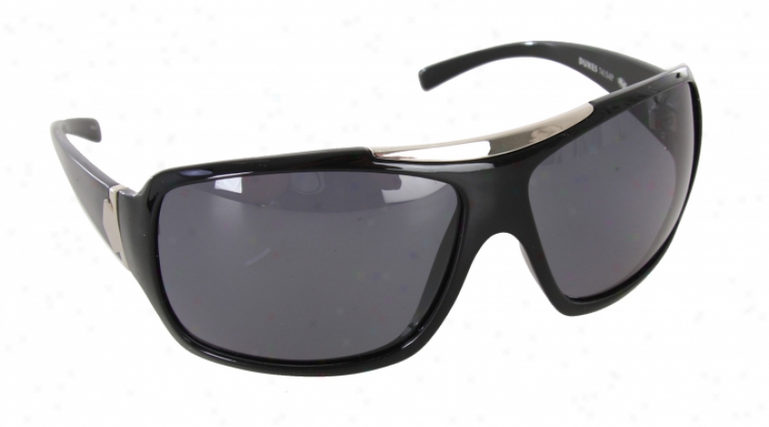 S4 The Dukes Sunglasses Black/grey Polarized Lens