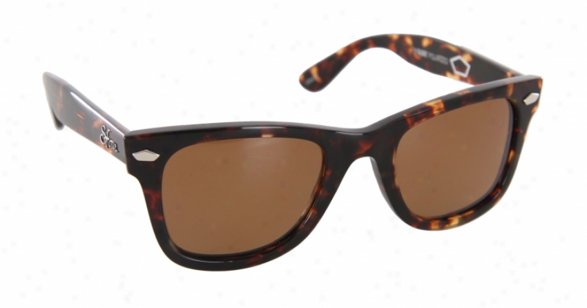 S4 Vintage Sunglasses Brown Demi/beown Polarized Lens