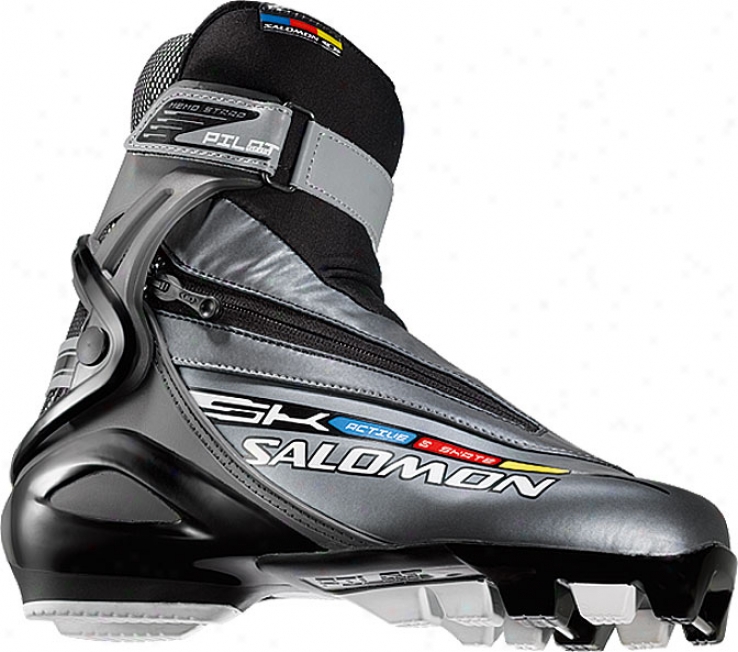 Salomon Active 8 Cross Country Skate Boots Black