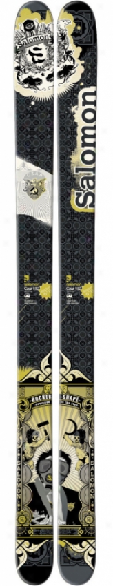 Salomon Czar Skis Black/green