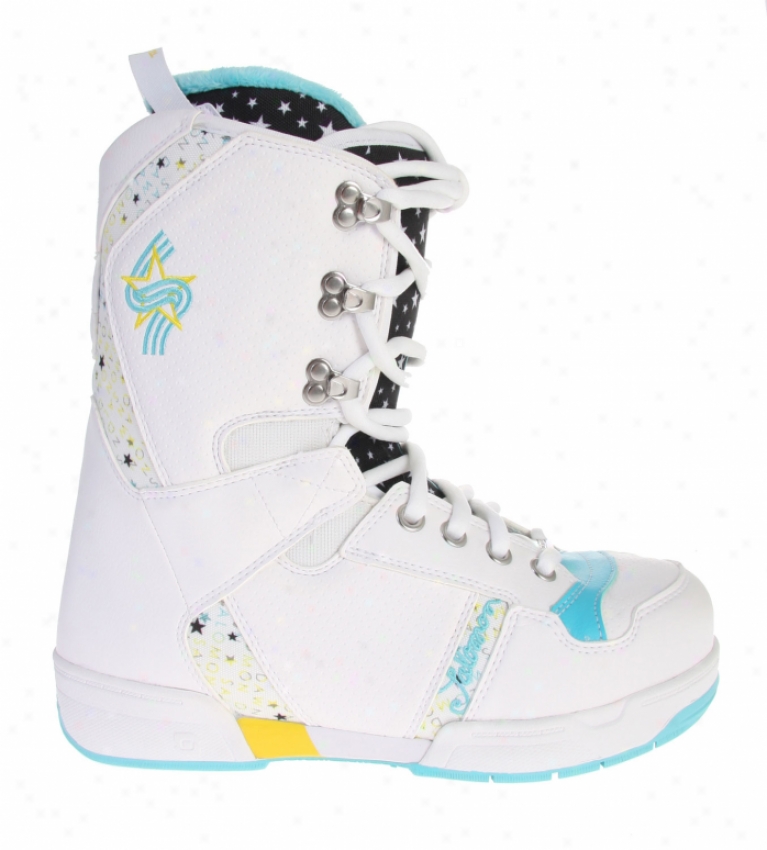 Salomon Dawn Snowboard Boots White/black