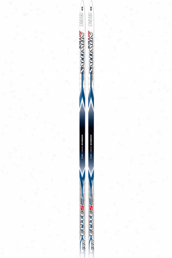 Salomon Elite 5 Grip Intermix Country Skis Ble/white