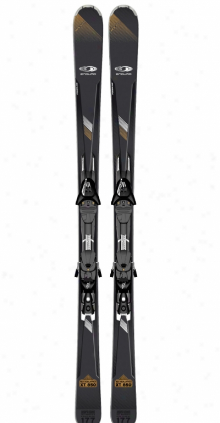 Salomon Enduro Xt 850 Skis W/ Z12 Bindings B90 Black/brown
