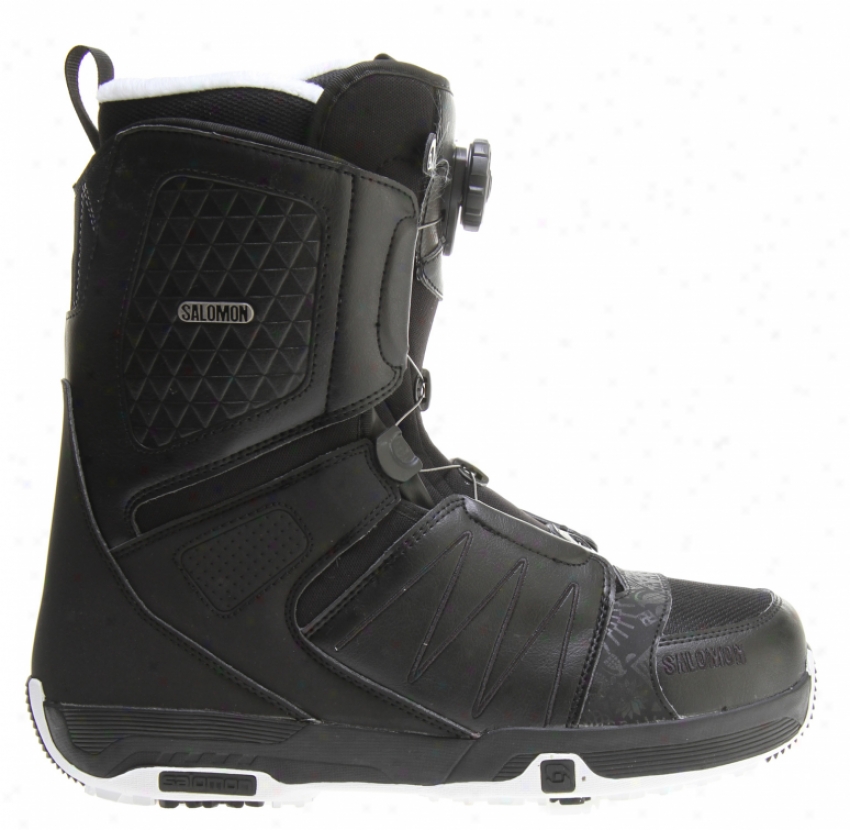 Salomon Faction Boa Snowboard Boots Black/white