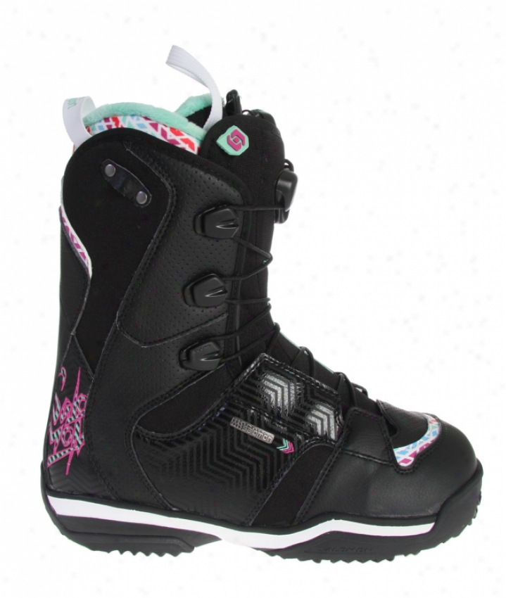 Salomon Ivy Snowboard Boots Black/white