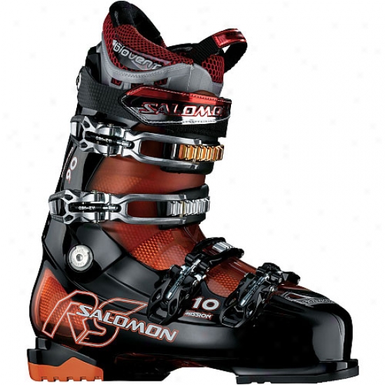 Salomon Mission Rs 10 Ski Boots Black/orange Tran