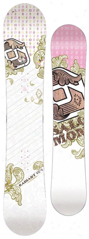 Salomon Radiant Snowboard White Paisley 148