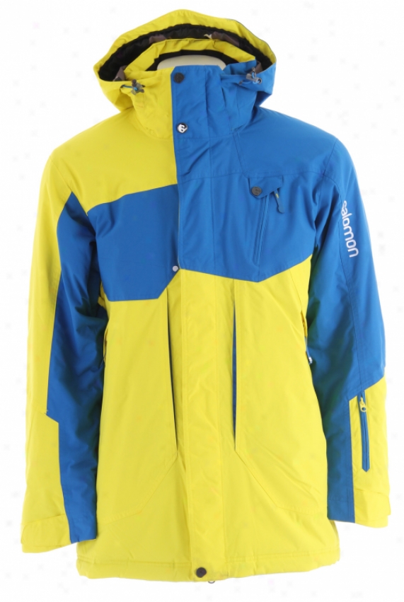 Salomon Reflex Ski Jacket Corona Yellow/vibrant Livid X