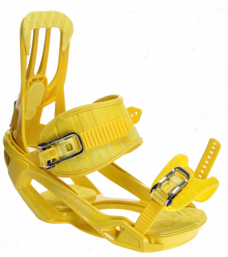 Salomon Rhythm Snowboard Bindings Yellow