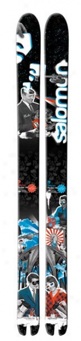 Salomon Rocker Skis Black/blue