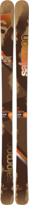 Salomon Sentinel Skis Brown/orange