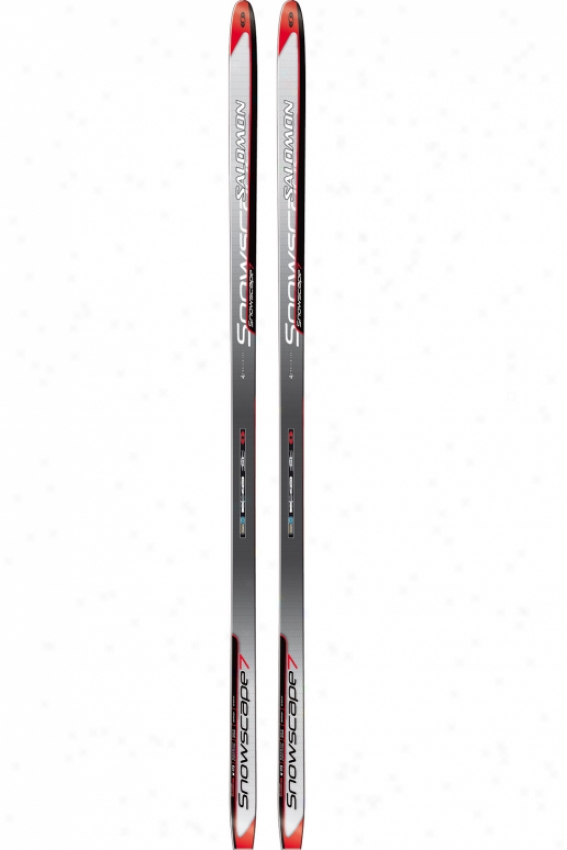 Salomon Snowscape 7 Cross Country Skis Red/grey