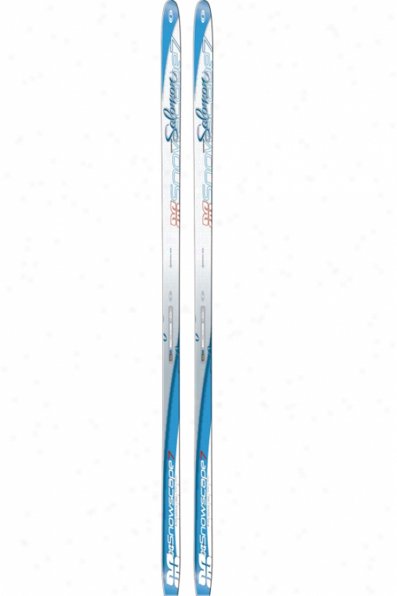 Salomon Snowscape 7 Siam Cross Country Skis White Blue