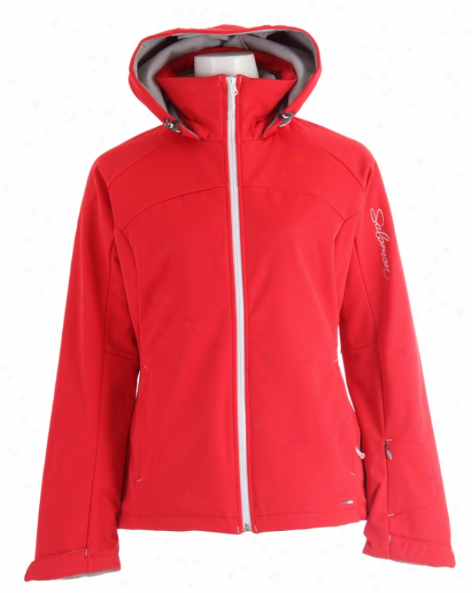 Salomon Snowtrip 3:1 Iii Ski Jacket Cerise/white