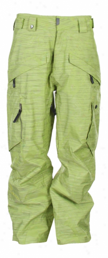 Salomon Supernatural Ski Pants Chemical Green