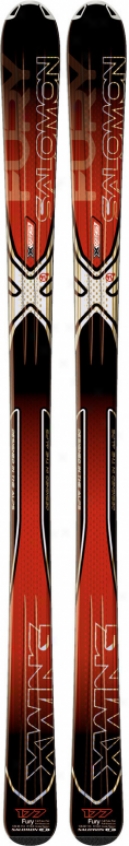 Salomon Xw Fury Skis Red/black