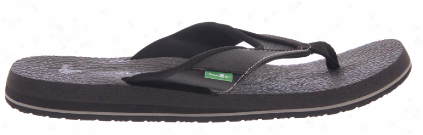 Sanuk Beer Cozy Sandals Black