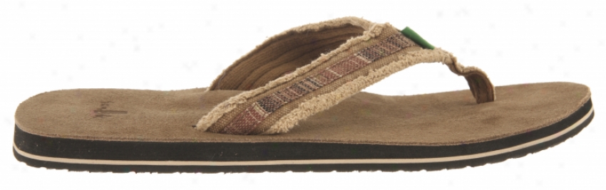 Sanuk Fraid So Sandals Red/brown