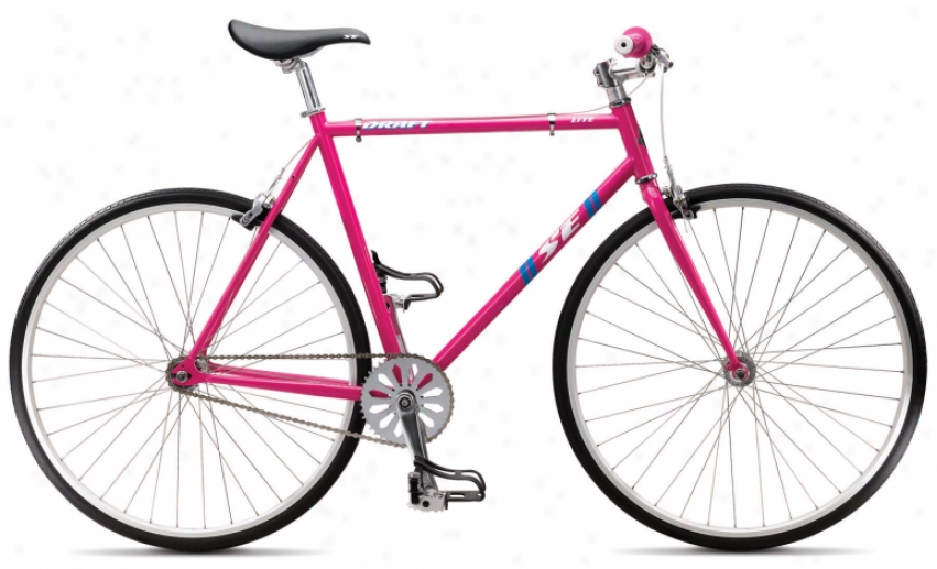Se Draft Lite Single/fixed Bike Pink 58cm