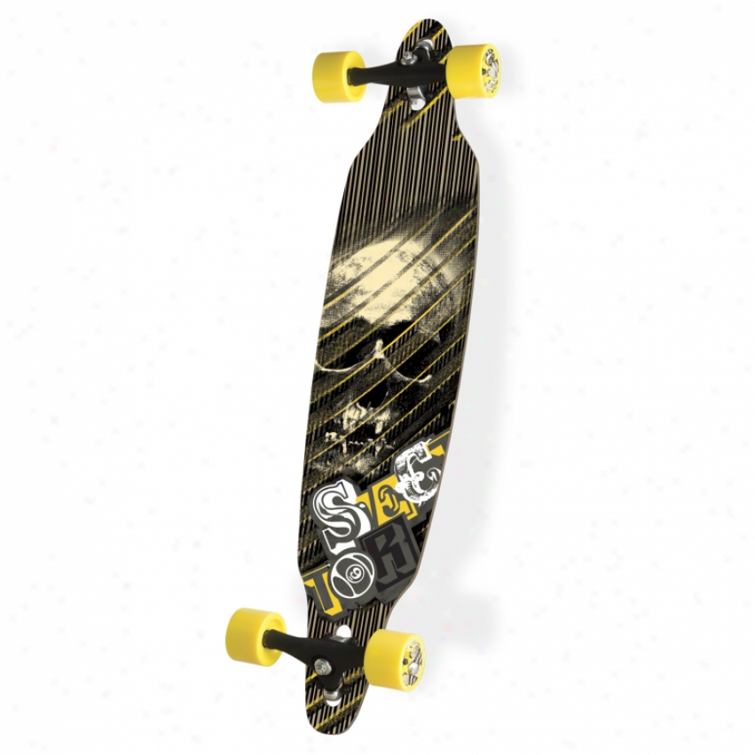 Sector 9 2x Plat Carbonite Double Platinum Longboard Skateboard Complete Yellow