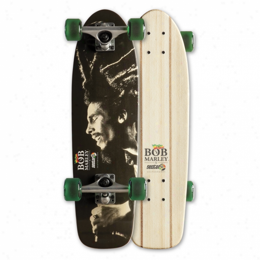 Sector 9 Bob Marley Babylon Longboard Skateboard Complete