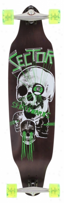 Sector 9 Carbon Decline Platinum Longboard Skateboard Complete Green