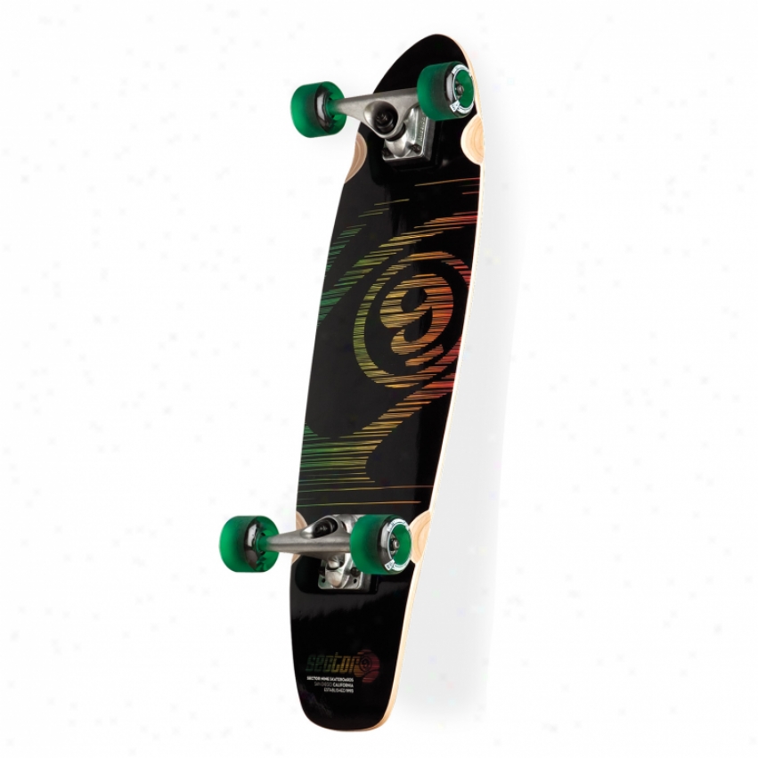 Sect0r 9 Subtraction Mini Longboard Skateboard Complete