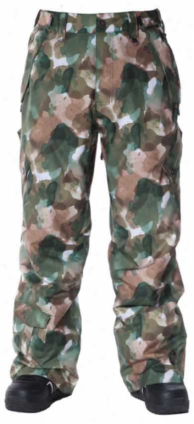 Sessions Achilles Camo Snowboard Pants Cam oWater