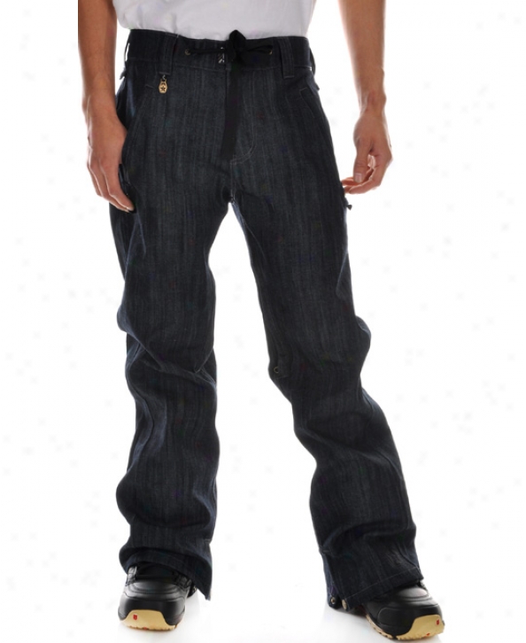 Sessiond Brawl Snowboard Pants Ink Blue Denim