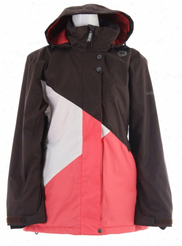 Sessions Climate 2 In 1 Snowboard Jacket Coral