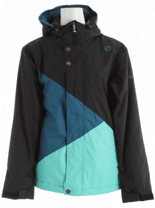 Sessions Crosscheck Snowboard Jacket Black