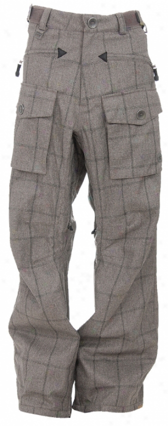 Sessions Fireball Window Snowboard Pants Desert/black Plaid