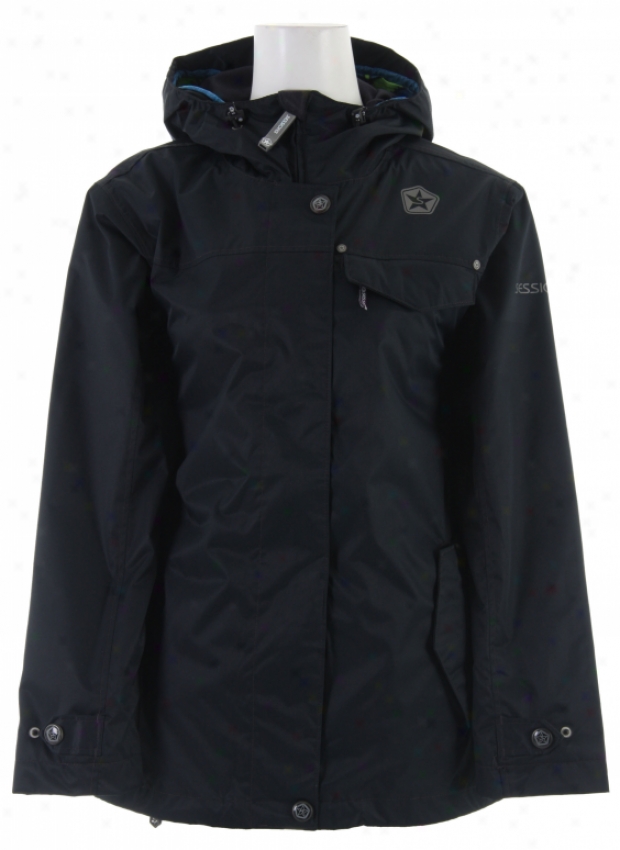 Sessions Galaxy Snowblard Jackef Black