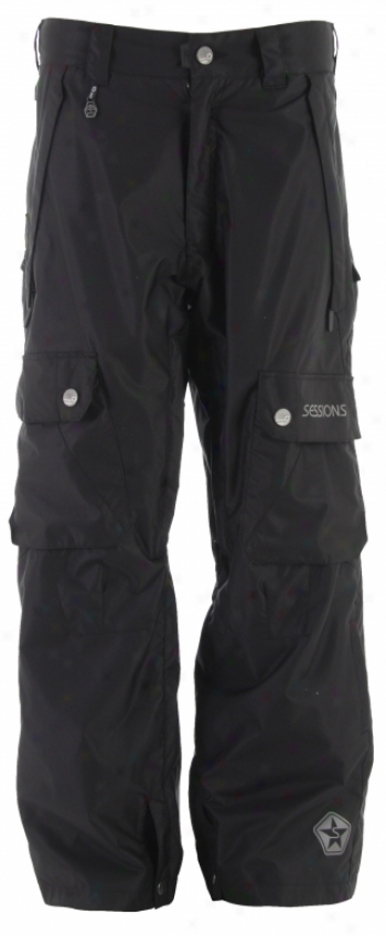 Sessions Gridlock Snowboard Pants Black