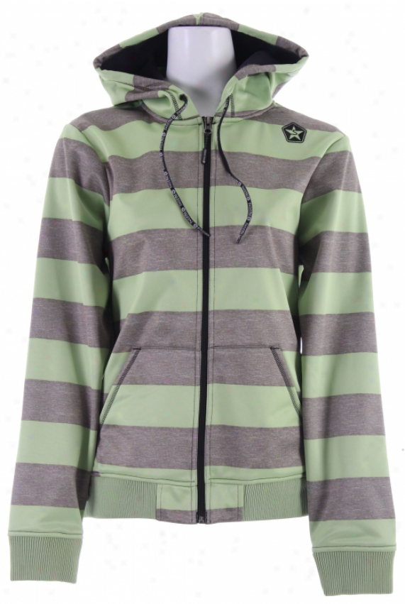 Sessi0ns Iso Heather Stripe Sofshell Snowboard Jacket Wise Heather Stripe