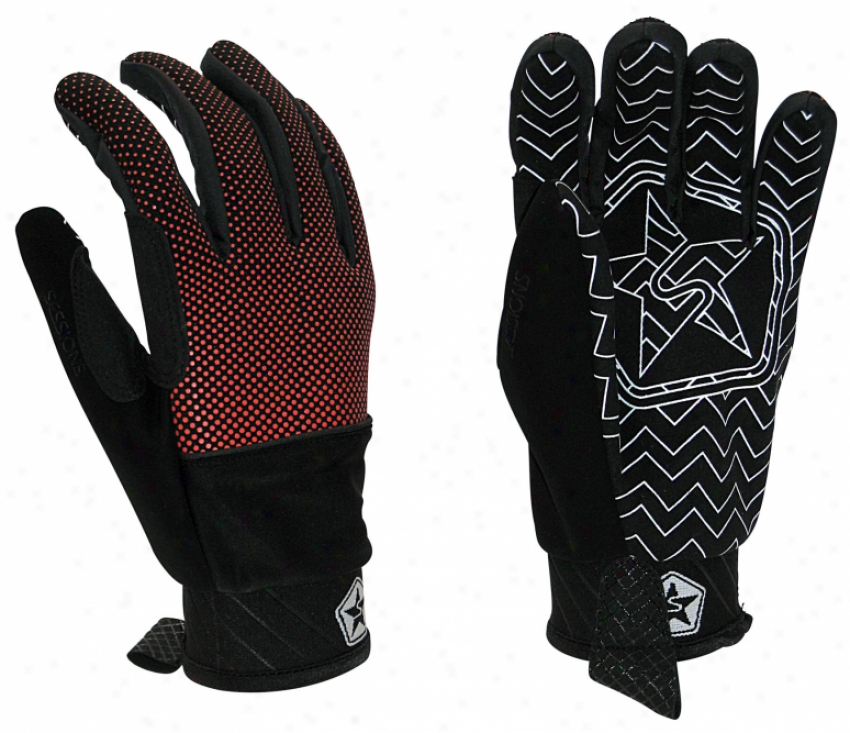 Sessions M Dazed Pope Snowboard Gloves Tang