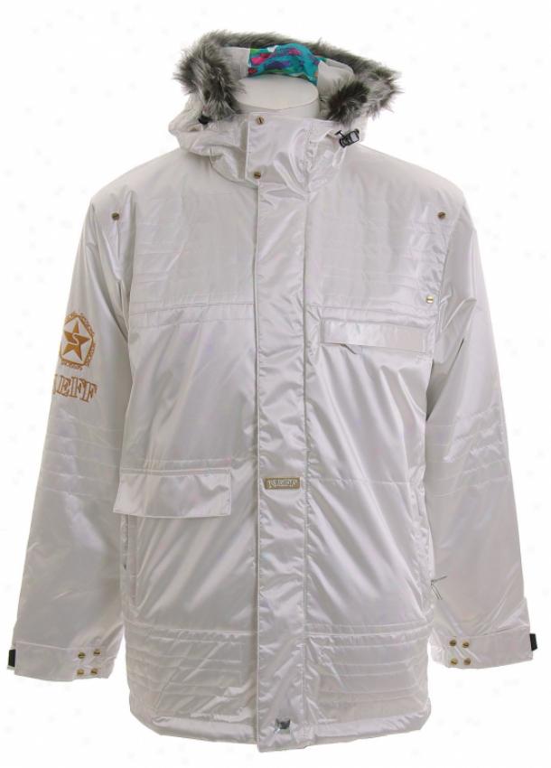 Sessions Neff Snowboard Jacket Studio White