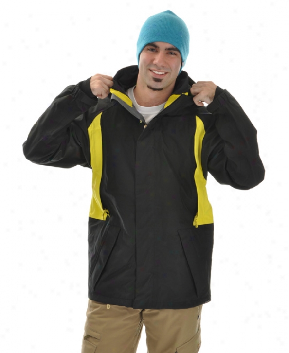 Sessions Shane Mcxonckey Snowboard Jacket Black/citron