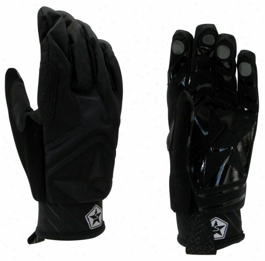 Sessions Shnier Pipe Snowboard Gloves Black Magic