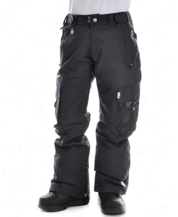 Sessions Sonic Snowboardd Pants Black Magic