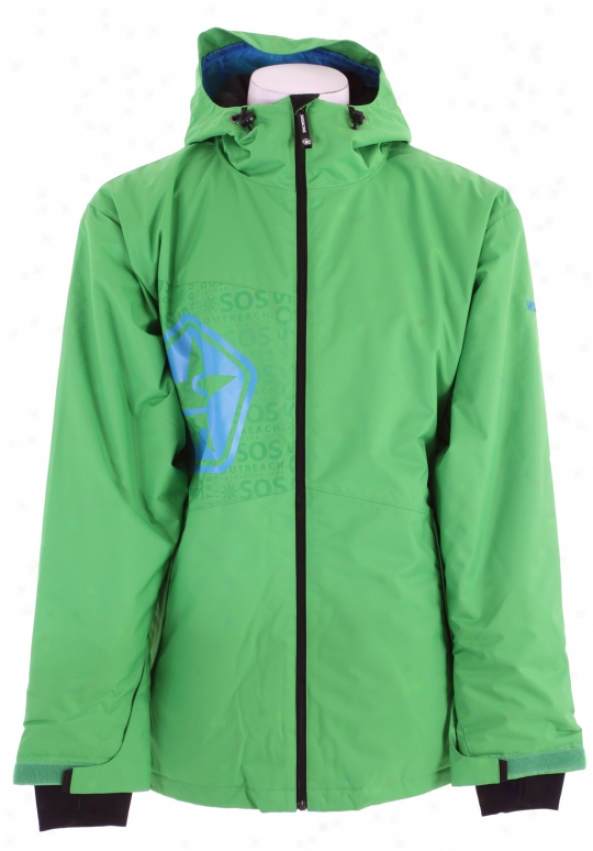 Sessions S.o.s Snowboard Jacket Kelly Green