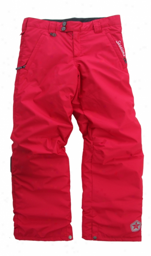 Sessions Star Snow Pants Cranberry