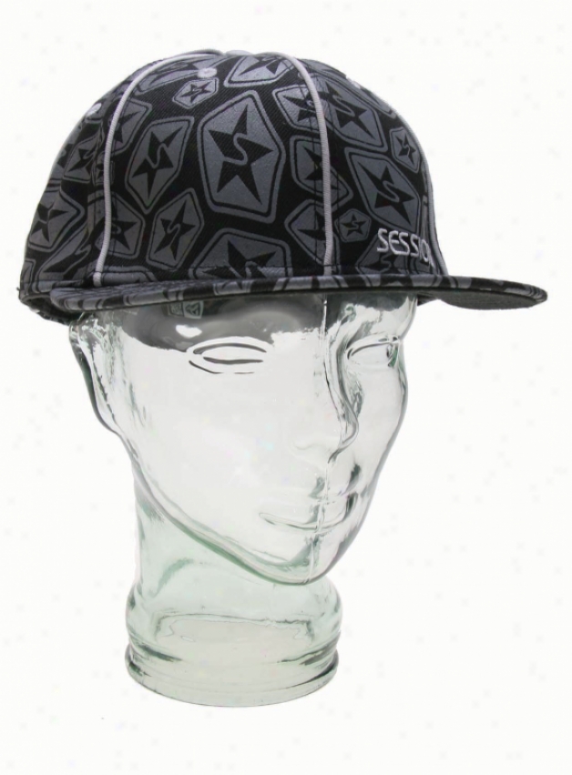 Sessions Swirled Stars New Era Cap Black Magic