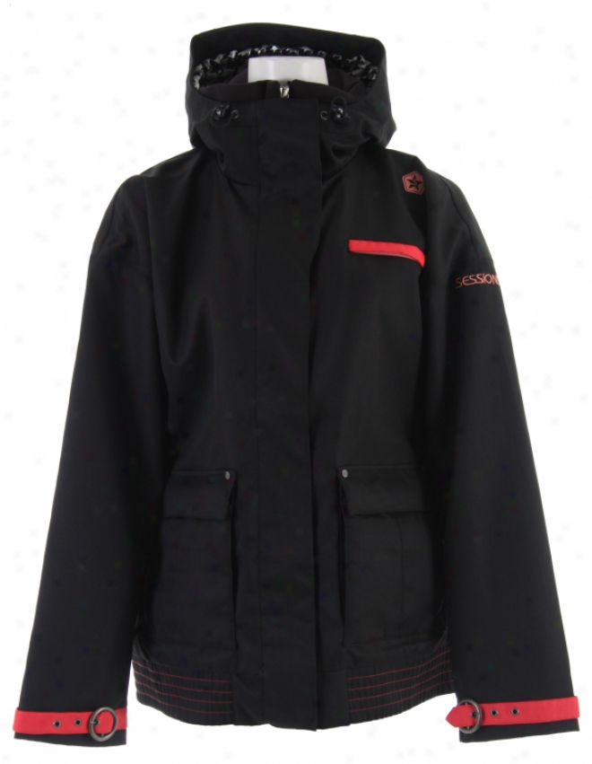 Sessions Td Classique Snowboard Jacket Black